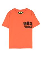 Barrow kids graphic-print cotton T-shirt - Orange - thumbnail