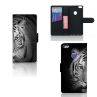 Huawei P8 Lite 2017 Telefoonhoesje met Pasjes Tijger