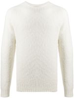 Mackintosh pull Hutchins texturé - Blanc