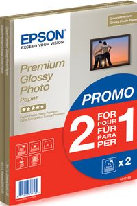 Epson Premium Glossy Photo Paper - A4 - 2x 15 Vellen