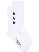 Golden Goose chaussettes à imprimé étoiles - Blanc