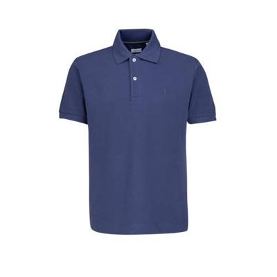 Seidensticker slim fit polo blauw