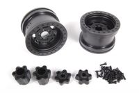 2.2 Trail Ready HD Series Beadlock w/Slim Ring - IFD Wheels - Black (2pcs) (AX08141)