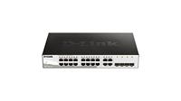 D-Link DGS-1210-16/E Smart Managed Gigabit Switch (16 poorten, waarvan 4 x Combo 10/100/1000 BASE-T/hectPorts) - Alleen EU-netsnoer