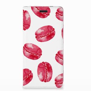 Nokia 3.1 (2018) Flip Style Cover Pink Macarons