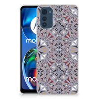 Motorola Moto E32/E32s TPU Siliconen Hoesje Flower Tiles - thumbnail