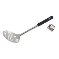 Fackelmann Food and More Opscheplepel 33 cm Zwart PP/RVS - thumbnail