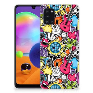 Samsung Galaxy A31 Silicone Back Cover Punk Rock