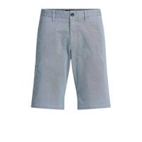 WE Fashion slim fit chino short met all over print bravo blue