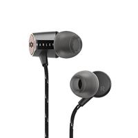 House of Marley Uplift 2.0 - geluidsisolerende in-ear hoofdtelefoon, 9 mm driver, microfoon, bediening met 1 knop, duurzame materialen, verschillende oordopjes, Signature Black