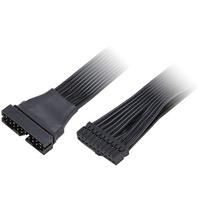 Akasa USB 3.0 19-pin Internal Extension Cable with Low-profile Connector | Male to Female Connection | 15cm | Black | AK-CBUB45-15BK