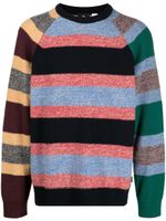 PS Paul Smith pull rayé à col rond - Multicolore