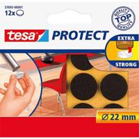 TESA 57893-00001-01 vloerbeschermer voor meubilair 12 stuk(s) Rond - thumbnail