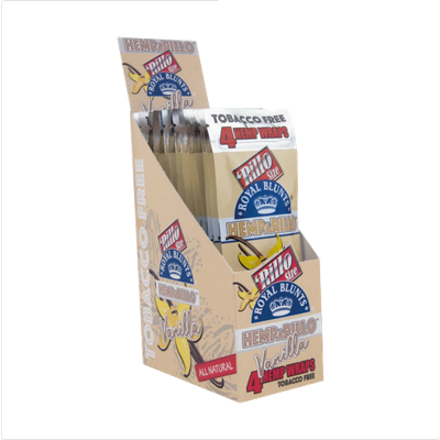 Royal Blunts Royal Blunts Hemparillo - Vanilla 15 x 4 stuks