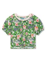 Kenzo Kids sweat Boke Flower en coton - Vert