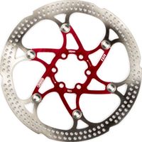 Elvedes Floating rotor 180mm 132g 6 gaats+bout rood 2015151 - thumbnail