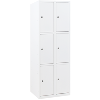 Metalen Locker met 6 vakken - smal model (Capsa)