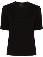 Moncler t-shirt en coton à logo embossé - Noir