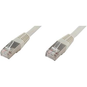 econ connect F6TP1GR RJ45 Netwerkkabel, patchkabel CAT 6 S/FTP 1.00 m Grijs Pair afscherming 1 stuk(s)