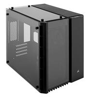 Corsair Crystal 280X PC-behuizing (Micro ATX met gehard glas), geen LED, zwart