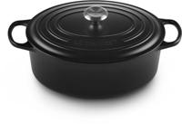 Le Creuset Braadpan Signature - Ovaal - Mat Zwart - ø 31 cm / 6.3 liter - thumbnail