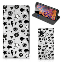 Mobiel BookCase Samsung Xcover Pro Silver Punk - thumbnail