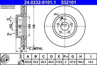 Powerdisc Remschijf 24033201011