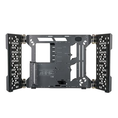 MasterFrame 700 - Fulltower - XL-ATX/E-ATX/ATX - Staal - USB 3.1, USB 3.2, 3.5 mm jack - Zwart
