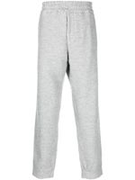 Emporio Armani pantalon de jogging en maille nervurée - Gris