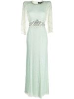 Jenny Packham robe longue Hedy à ornements - Vert