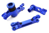 Integy Billet Machined Steering Bell Crank Set, Blue - Traxxas X-Maxx