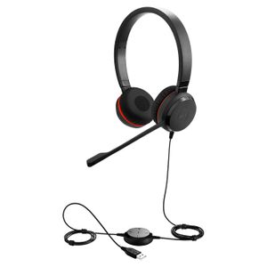 Jabra Evolve 20SE MS Stereo Headset Hoofdband USB Type-A Zwart