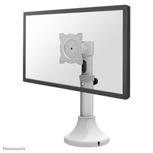 Neomounts FPMA-D025SILVER 1-voudig Monitor-tafelbeugel 25,4 cm (10) - 76,2 cm (30) In hoogte verstelbaar, Kantelbaar, Roteerbaar Zilver