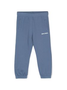 Palm Angels Kids pantalon de jogging à logo imprimé - Bleu