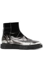 Henrik Vibskov bottines Enzo en cuir - Marron - thumbnail