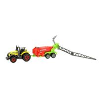 Toi-toys Tractor Met Spuitwagen 16 Cm Geel