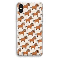 Pony: iPhone XS Max Transparant Hoesje