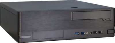 Inter-Tech IT-502 Desktop PC-behuizing Zwart