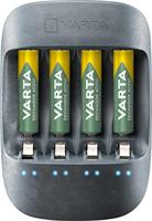 Varta Recharge Accu gerecycled Ready-To-gebruik voorgeladen Eco Charger incl. AAA 2100mAh 4er zwart
