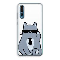 Cool cat: Huawei P20 Pro Transparant Hoesje