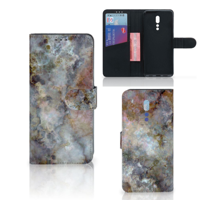 OPPO Reno Z Bookcase Marmer Grijs