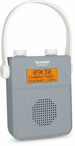 TechniSat DIGITRADIO 30 Badradio DAB+, VHF (FM), DAB Bluetooth Waterdicht Grijs