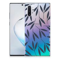 Samsung Galaxy Note 10 Plus TPU Case Leaves Blue