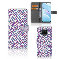 Xiaomi Mi 10T Lite Telefoon Hoesje Feathers Color - thumbnail