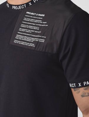 Project X Paris / t-shirt Text in zwart Project X Paris / t-shirt Text in zwart