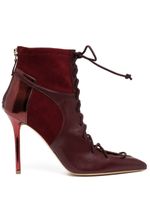 Malone Souliers bottines Montana 100 mm - Rouge