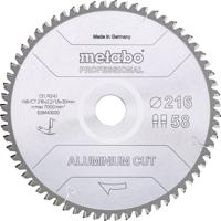 Metabo ALUMINIUM CUT PROFESSIONAL 628288000 Cirkelzaagblad 160 x 20 x 1.2 mm Aantal tanden: 48 1 stuk(s)