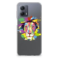 Motorola Moto G53 Telefoonhoesje met Naam Lion Color - thumbnail