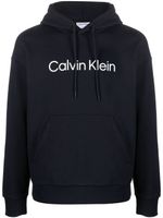 Calvin Klein hoodie en coton à logo imprimé - Bleu - thumbnail