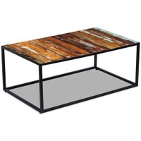 Salontafel massief gerecycled hout 100x60x40 cm